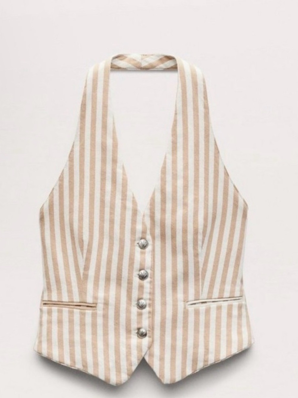 rag & bone Ethel Striped Denim Vest
Vintage Stretch in Tan Stripe
